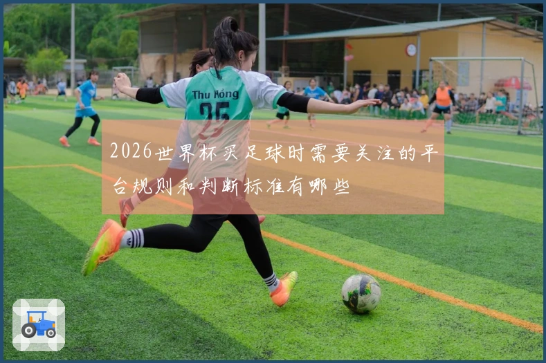 2026世界杯买足球时需要关注的平台规则和判断标准有哪些