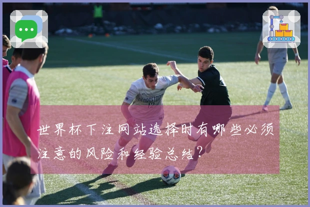 世界杯下注网站选择时有哪些必须注意的风险和经验总结？